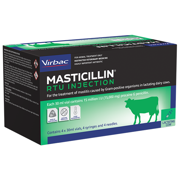 Masticillin Injectable Mastitis Treatment Virbac
