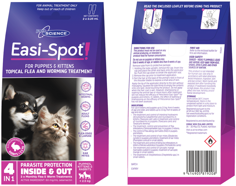 PetScience Flea Worm Treatments For Cats and Dogs
